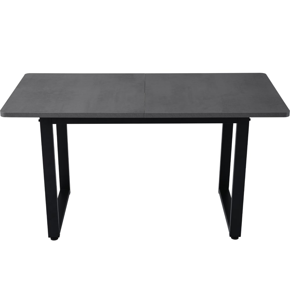 Wohnli Möbelsuche - Esstisch Industriestil mit Stahlrahmen Spanplatte 90 cm Schwarz/Grau