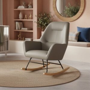 wohnli-moebel-suche-M26034261-1 Schaukelsessel Polyester grau 97x77x88cm 88x97x77cm PES - Polyester Grau MueMue Sofas und Sessel Sessel, Poufs und Fußbänke Sessel