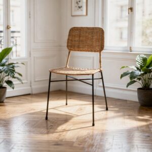 wohnli-moebel-suche-M26034339-1 2er-Set Stühle aus natürlichem Rattan 46x80x51cm Rattan Braun Decoclico Möbel Esszimmermöbel Stühle