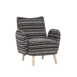 wohnli-moebel-suche-M26036112 Wohnli Möbelsuche - Vintage-Sessel aus Gestreiftem Bouclé-Stoff