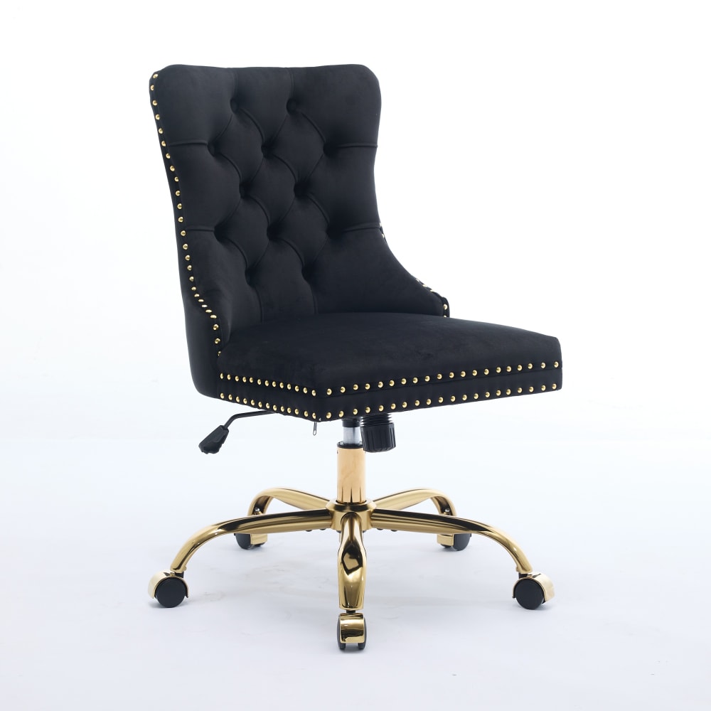 wohnli-moebel-suche-M26036135 Wohnli Möbelsuche - Eleganter Luxus-Bürostuhl aus Samt
