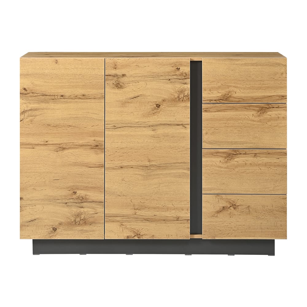 wohnli-moebel-suche-M26036139 Wohnli Möbelsuche - Sideboard in Holzoptik mit 2 Türen und 4 Schubladen