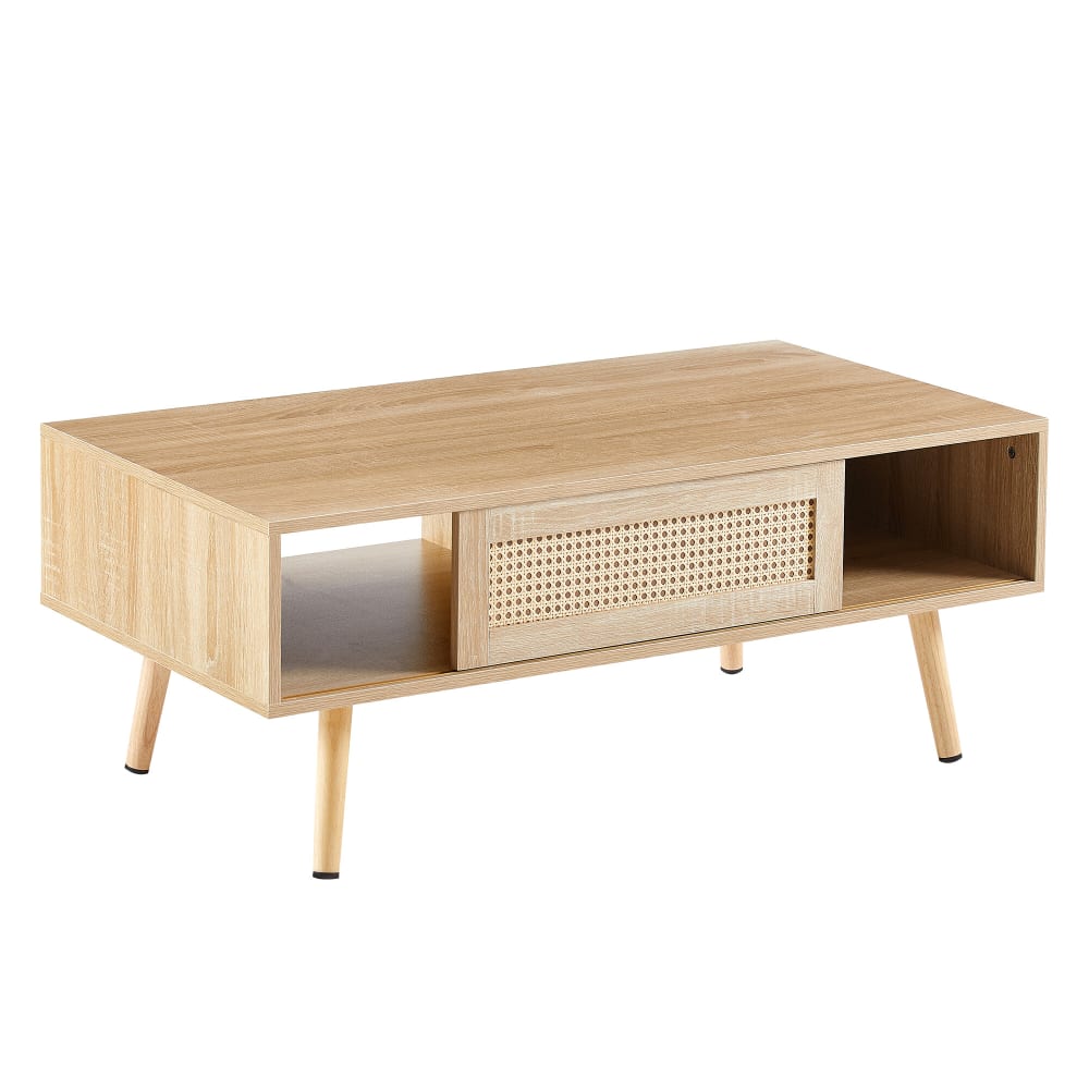 wohnli-moebel-suche-M26036144 Wohnli Möbelsuche - Couchtisch aus Rattan in Holzoptik mit Schiebetüren