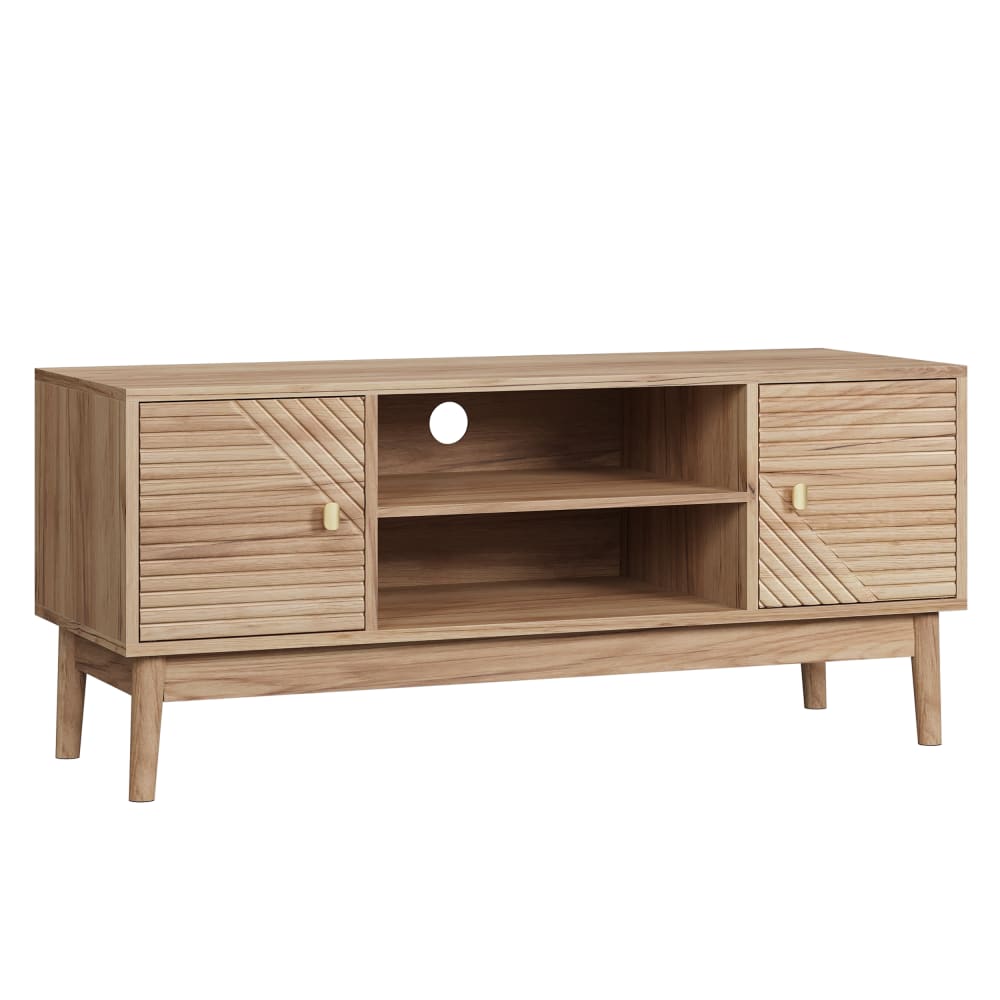 wohnli-moebel-suche-M26036203 Wohnli Möbelsuche - Heller TV-Ständer aus Holz mit Geschnitzten Türen