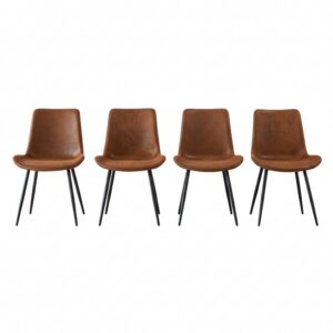 wohnli-moebel-suche-M26036207 Wohnli Möbelsuche - Set aus 4 Vintage-Esszimmerstühlen mit Stoffbezug