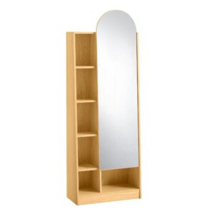 wohnli-moebel-suche-M26036368 Wohnli Möbelsuche - Schrankregal in Holzoptik mit Spiegeltür