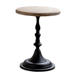 wohnli-moebel-suche-M26036637 Wohnli Möbelsuche - Kleiner runder Tisch aus recyceltem Holz D45