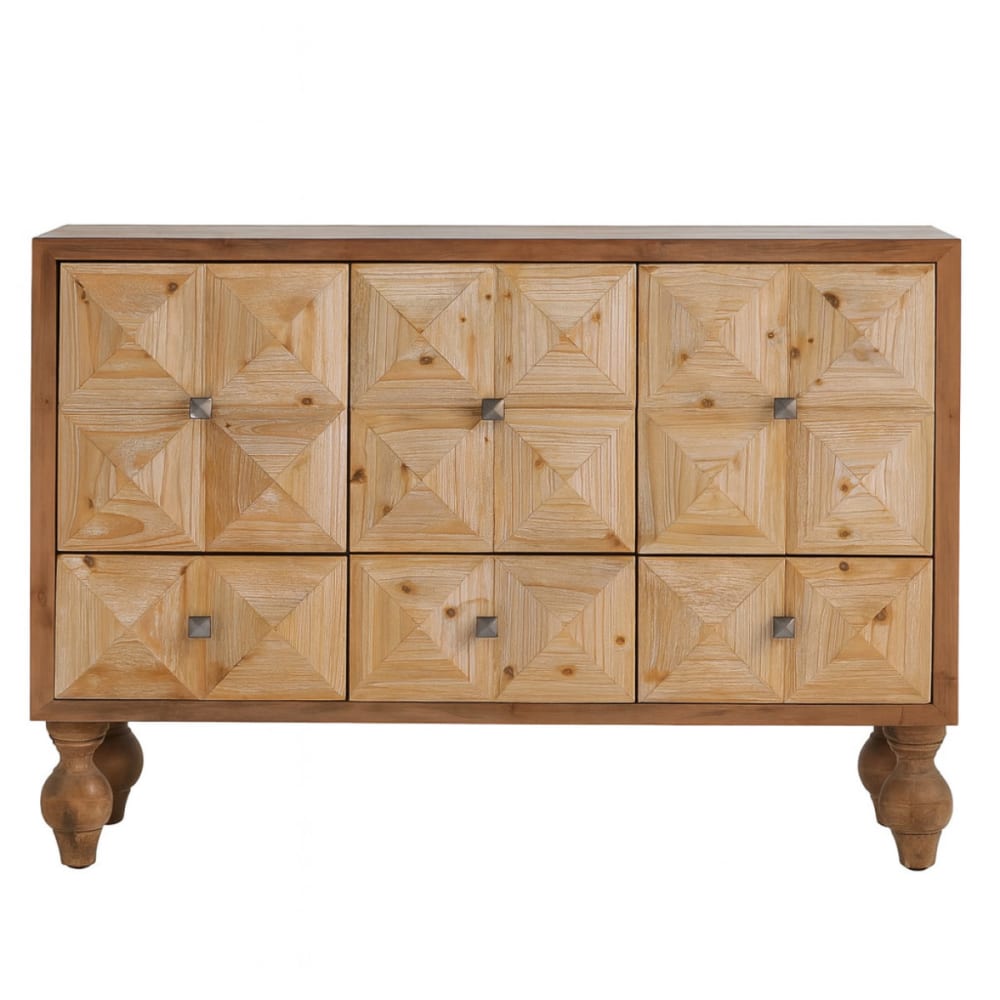 Wohnli Möbelsuche - Komfortables Holzsideboard mit Relieffront L118