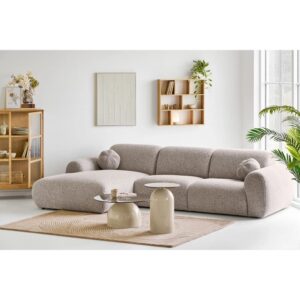wohnli-moebel-suche-M26036649-1 Clyde Ecksofa links aus Stoff L300 300x75x109cm Stoff Grau House Nordic Sofas und Sessel Sofas Ecksofas