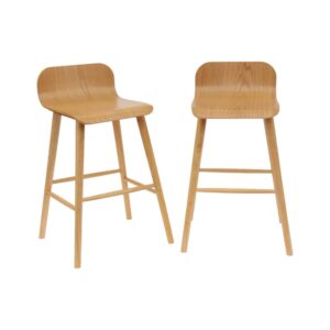wohnli-moebel-suche-M26036818 Wohnli Möbelsuche - 2er-Set skandinavische Barhocker aus Heveaholz naturfarben
