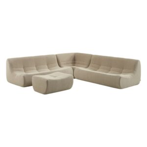 wohnli-moebel-suche-M26036826 Wohnli Möbelsuche - Ecksofa für 7 Personen mit Bouclé-Bezug und Hocker beige