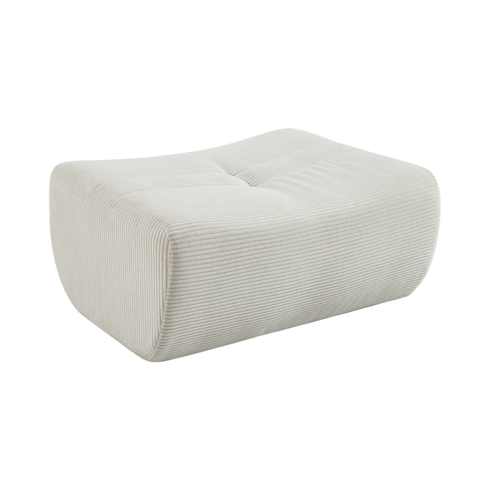 wohnli-moebel-suche-M26036900 Wohnli Möbelsuche - Hocker mit Cordbezug für Sessel creme