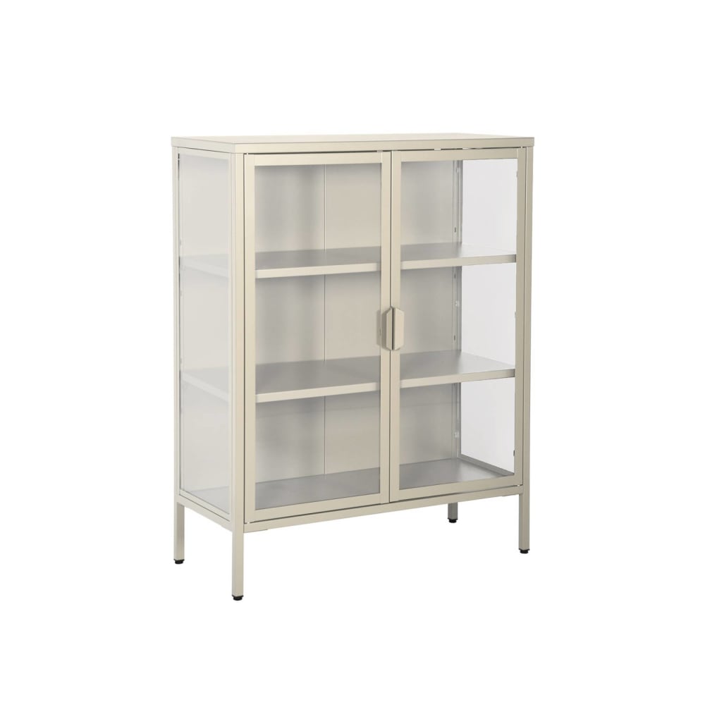 Wohnli Möbelsuche - Schrank aus Stahl und Glas