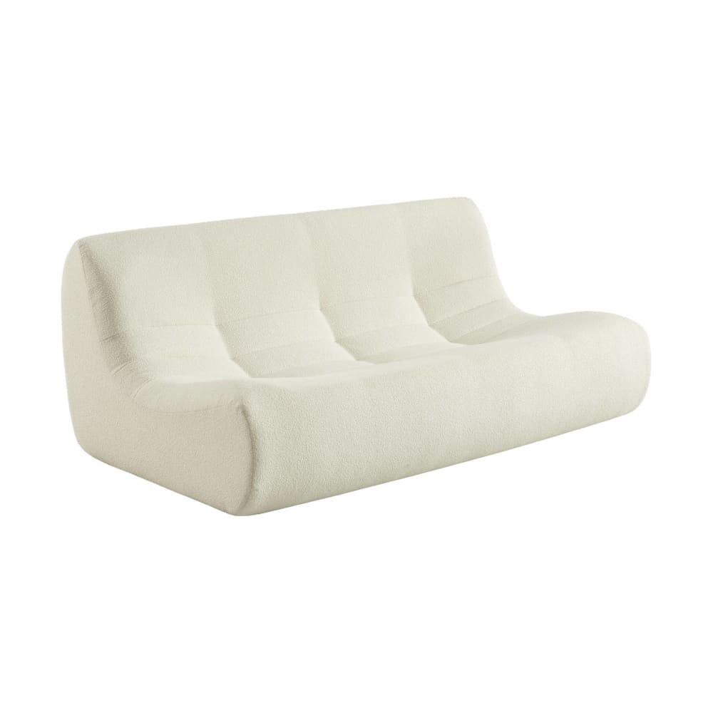 wohnli-moebel-suche-M26037053 Wohnli Möbelsuche - 3-Sitzer Sofa mit strukturiertem Bouclé-Bezug weiß