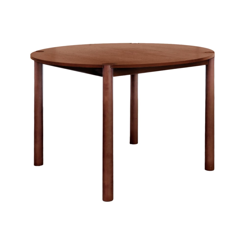 wohnli-moebel-suche-M26037074 Wohnli Möbelsuche - Runder Esstisch Ø120cm aus Heveaholz nussbaumfarben