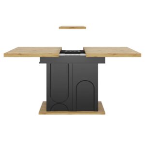Wohnli Möbelsuche - Ausziehtisch mit Stauraum Schrank 110-140x80cm