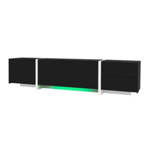Wohnli Möbelsuche - TV-Schrank Hochglanz 4 Türen Schublade Spanplatte 170 cm