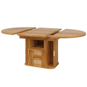 Wohnli Möbelsuche - Ausziehbarer Esstisch 118/158 cm mit Stauraum