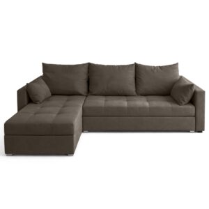 wohnli-moebel-suche-M26037173 Wohnli Möbelsuche - Ecksofa aus Samt mit Schlaffunktion und Stauraum
