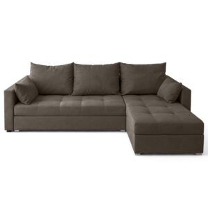 wohnli-moebel-suche-M26037183 Wohnli Möbelsuche - Ecksofa aus Samt mit Schlaffunktion und Stauraum