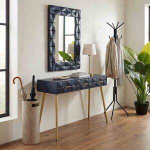 wohnli-moebel-suche-M26038831-1 Flurkommode aus Holz schwarz 132x41x79h cm 132x79x41cm Holz Schwarz Wanderlust deco Möbel Flurmöbel Dielenbänke