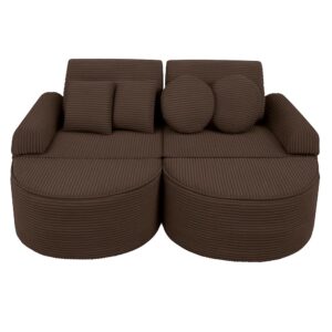 Wohnli Möbelsuche - Modulares Kindersofa 120 cm Cord 12 Stk