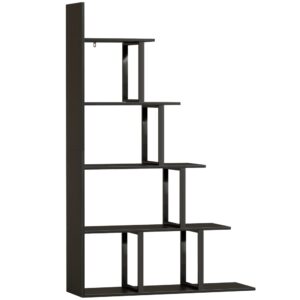 wohnli-moebel-suche-M26039283 Wohnli Möbelsuche - Bibliothèque échelle 5 niveaux meuble de rangement bois noir