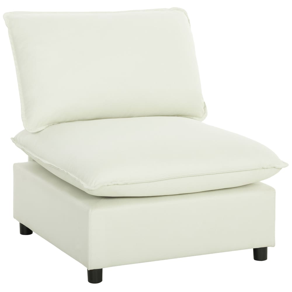 wohnli-moebel-suche-M26039427 Wohnli Möbelsuche - Fauteuil de salon sans accoudoirs avec assise large lin crème