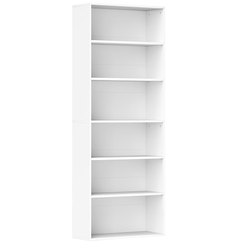 Wohnli Möbelsuche - Bibliothèque 6 niveaux blanc