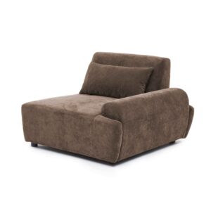 wohnli-moebel-suche-M26040846 Wohnli Möbelsuche - Linker Sessel für modulares Sofa mit verstellbarer 109 cm Schokolade