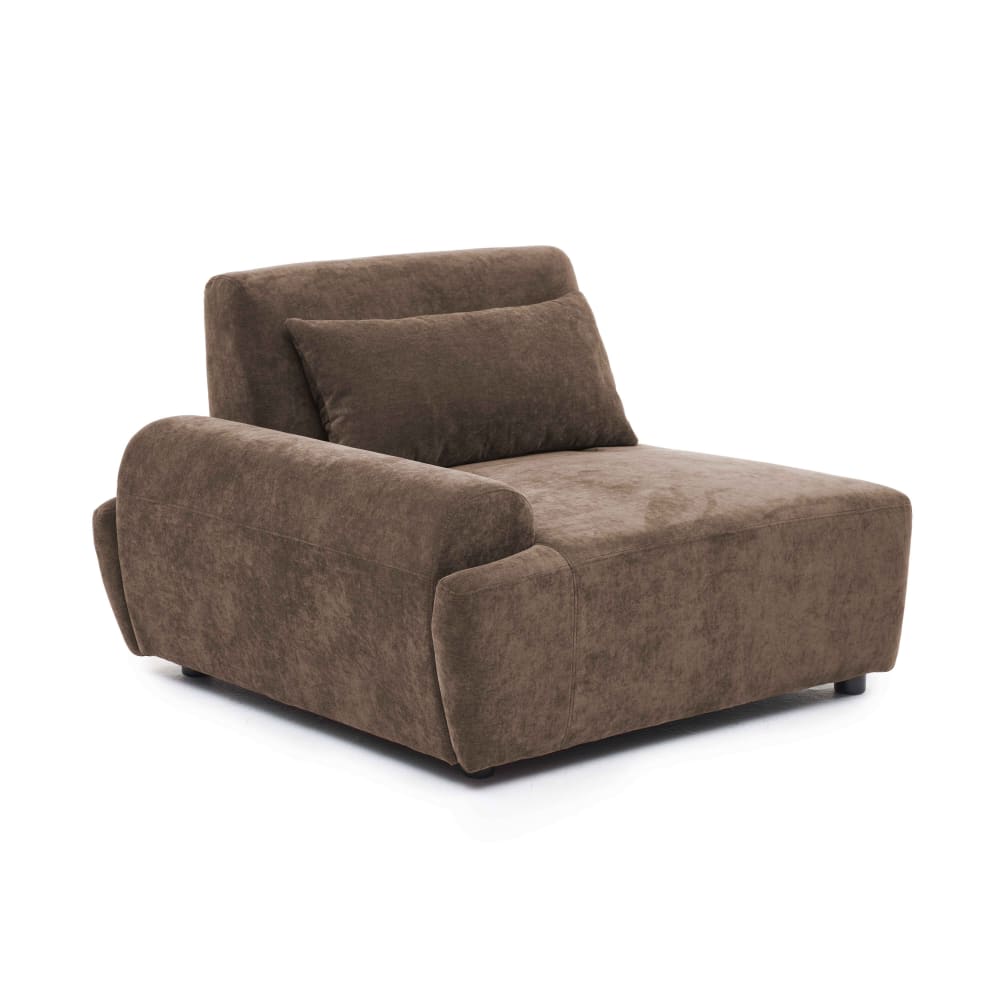 wohnli-moebel-suche-M26040908 Wohnli Möbelsuche - Rechter Sessel für modulares Sofa mit verstellbarer 109 cm Schokolade