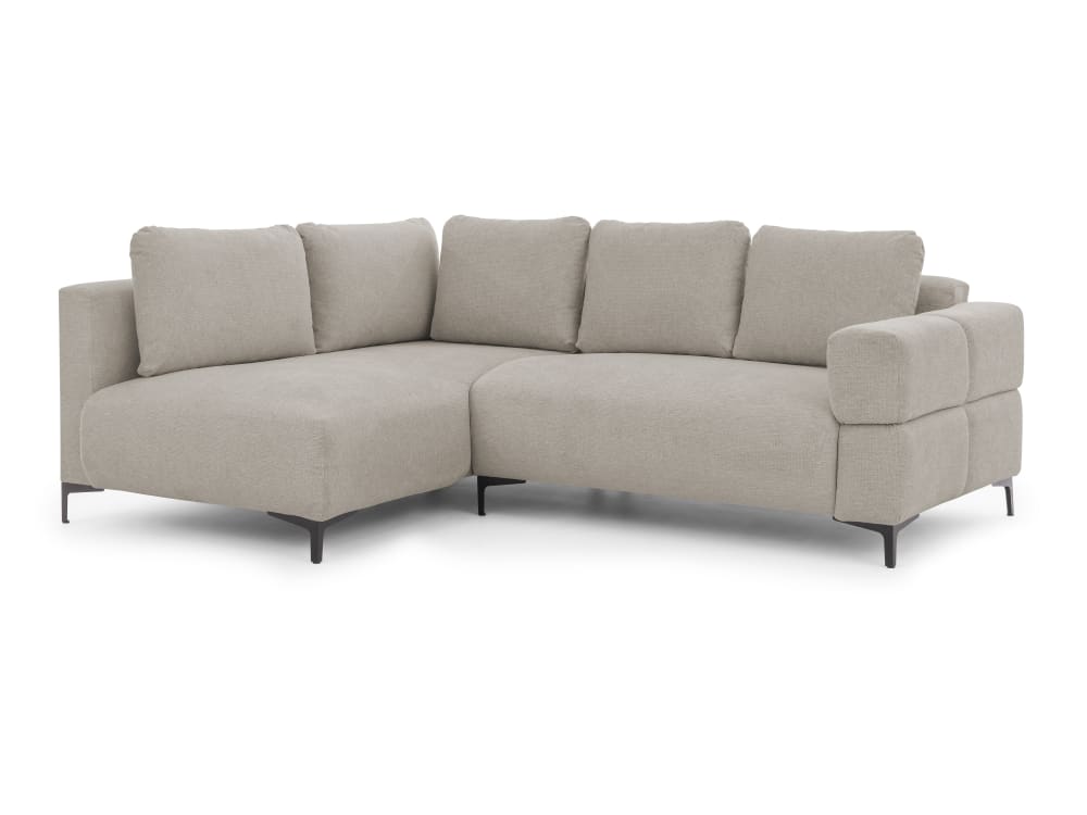 wohnli-moebel-suche-M26041447 Wohnli Möbelsuche - Modernes Ecksofa in Bubble-Optik aus weichem Taupe Strukturstoff