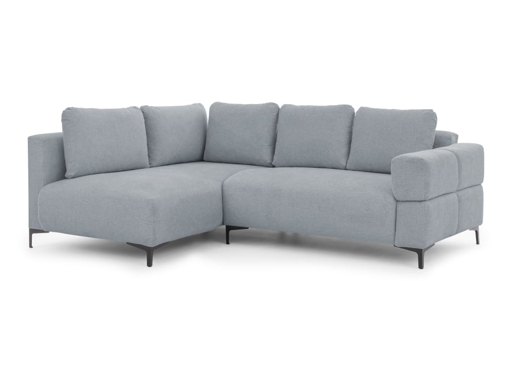 wohnli-moebel-suche-M26041449 Wohnli Möbelsuche - Modernes Ecksofa in Bubble-Optik aus weichem Grau Strukturstoff