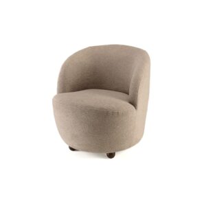 wohnli-moebel-suche-M26041595-1 Polstersessel aus taupefarbenem Stoff 64x70x77cm Stoff Braun MACABANE Sofas und Sessel Sessel, Poufs und Fußbänke Sessel