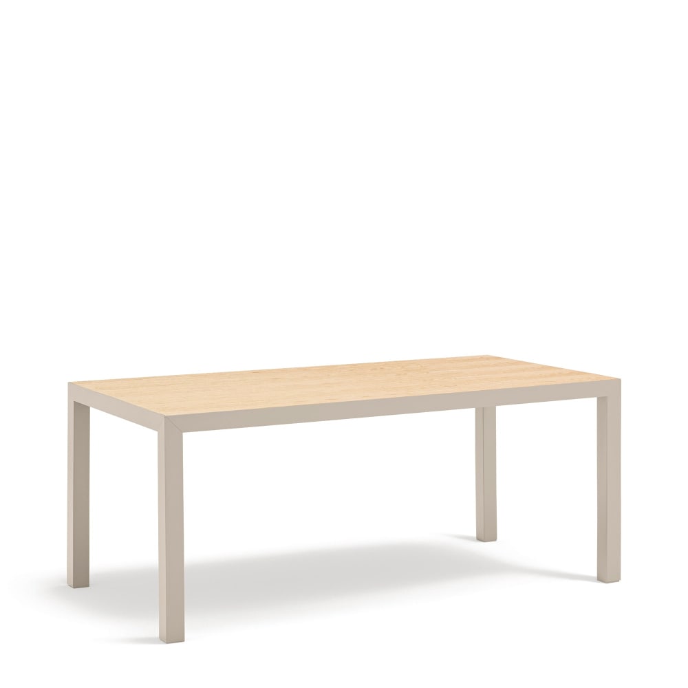 Wohnli Möbelsuche - Rechteckiger Tisch mit Metallbeinen 180 x 75 cm