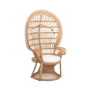wohnli-moebel-suche-M26042843 Wohnli Möbelsuche - Vintage Rattan-Sessel mit Kissen