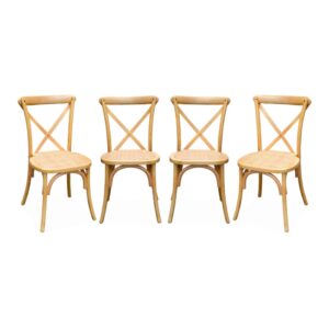 wohnli-moebel-suche-M26042860 Wohnli Möbelsuche - 4er-Set Bistrostühle aus Naturholz