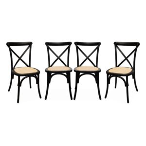 wohnli-moebel-suche-M26042865 Wohnli Möbelsuche - 4er-Set Bistrostühle aus Holz schwarz
