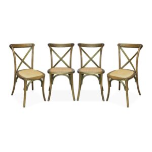wohnli-moebel-suche-M26042879 Wohnli Möbelsuche - 4er-Set Bistrostühle aus Holz braun