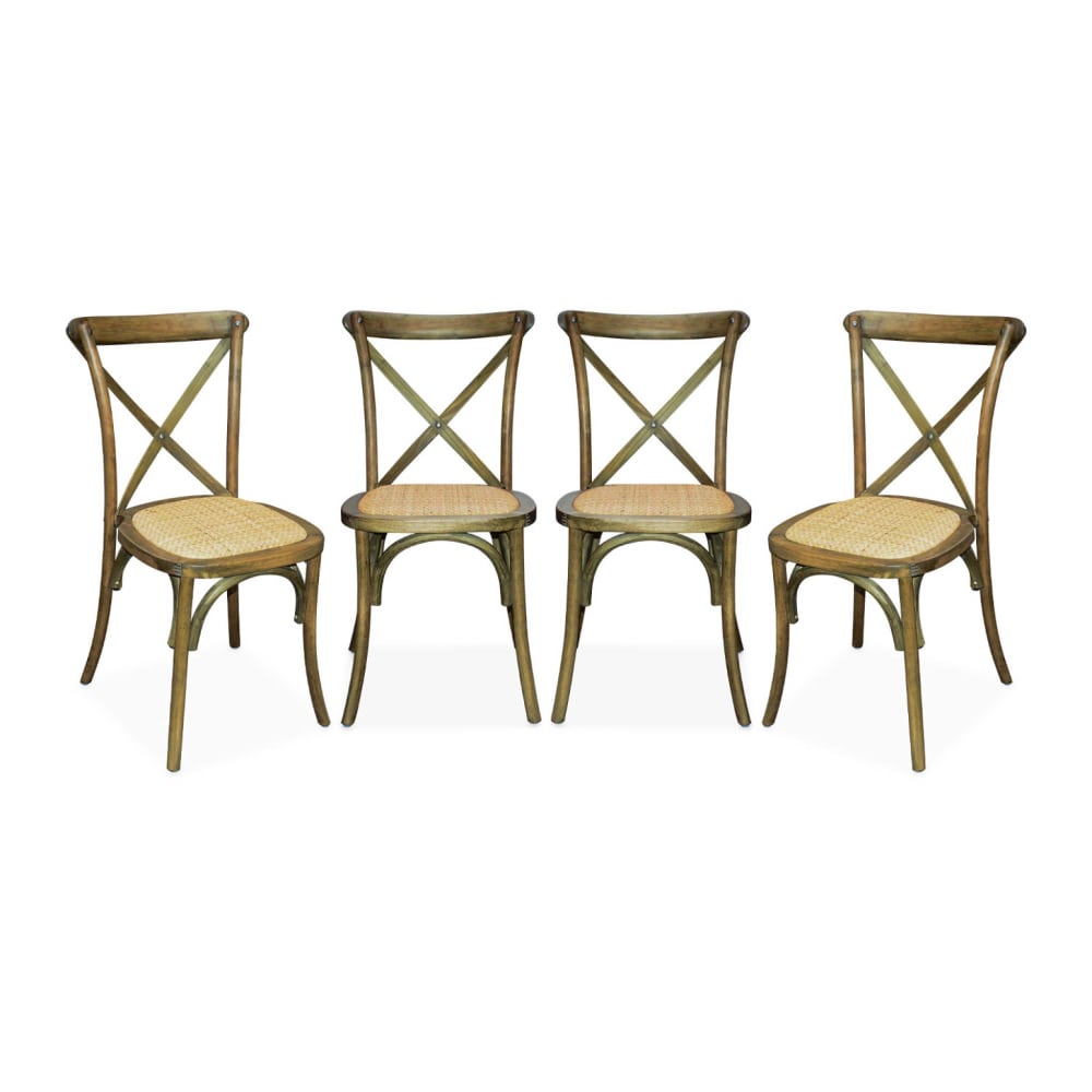wohnli-moebel-suche-M26042879 Wohnli Möbelsuche - 4er-Set Bistrostühle aus Holz braun
