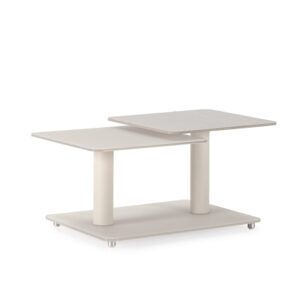 wohnli-moebel-suche-M26043153 Wohnli Möbelsuche - Couchtisch mit Glasplatten L 114 cm - Travertindekor