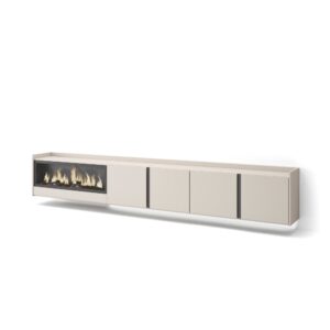 wohnli-moebel-suche-M26043371 Wohnli Möbelsuche - TV-Möbel Holzeffekt beige 315x35x50cm Kamin mit Feuereffekt XXL