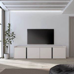 wohnli-moebel-suche-M26043486-1 TV-Möbel Holzeffekt beige 207x35x50cm 207x50x35cm Spanplatte Beige Skraut home Möbel Wohnzimmermöbel TV-Möbel