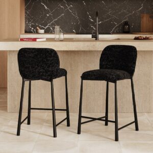 wohnli-moebel-suche-M26043641-1 5 cm in schwarzem strukturiertem Stoff
