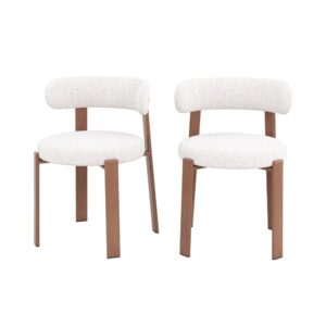 wohnli-moebel-suche-M26043665 Wohnli Möbelsuche - 2er Set stühle aus strukturiertem cremefarbenem Stoff