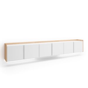 wohnli-moebel-suche-M26043699 Wohnli Möbelsuche - TV-Möbel Holzeffekt weiß und eiche 309x35x50cm Hängend
