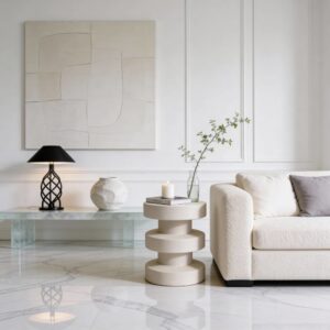 wohnli-moebel-suche-M26043937-1 Sofatisch moderner aus weiß 45x33x33 33x45x33cm Naturstein Weiß Mobili Rebecca Möbel Wohnzimmermöbel Beistelltische