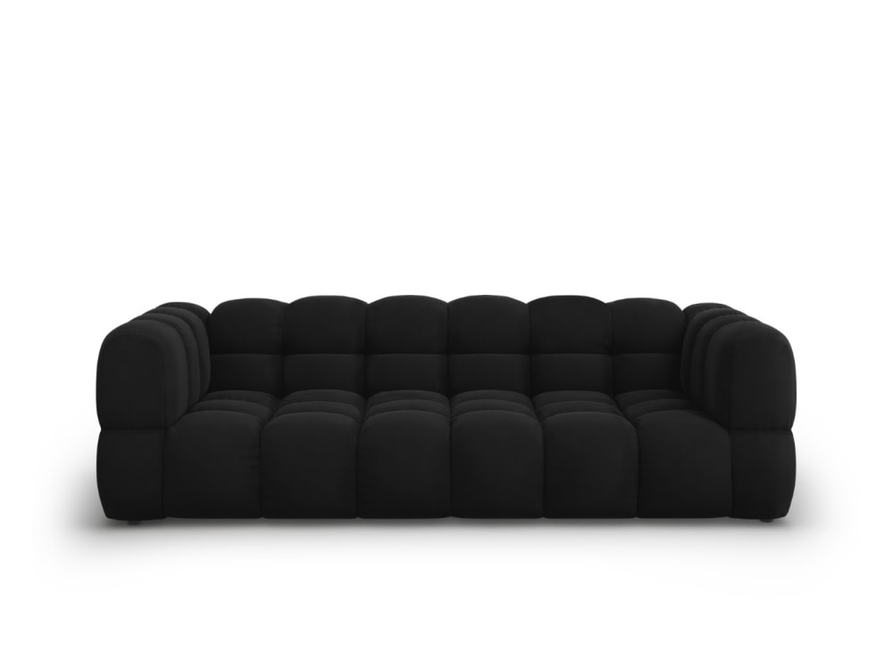 wohnli-moebel-suche-M26045114 Wohnli Möbelsuche - 4-Sitzer modulares Sofa aus Samt schwarz
