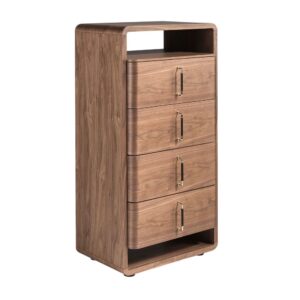 wohnli-moebel-suche-M26045125 Wohnli Möbelsuche - Kommode aus Nussbaum und schwarzem PVC