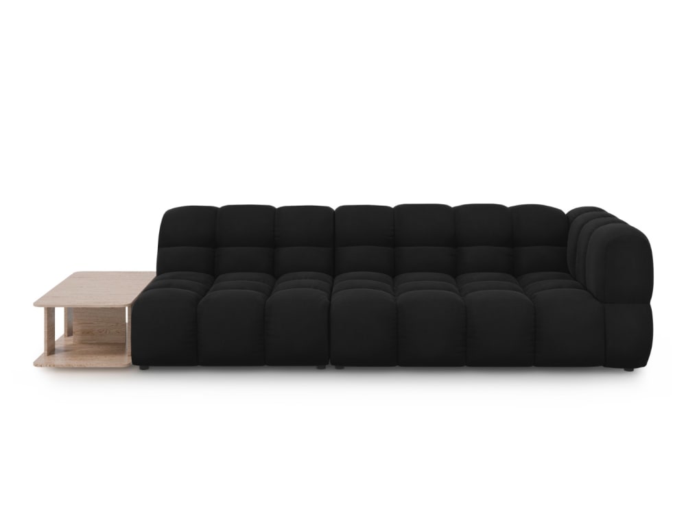 wohnli-moebel-suche-M26045142 Wohnli Möbelsuche - 4-Sitzer modulares Sofa links aus Samt schwarz